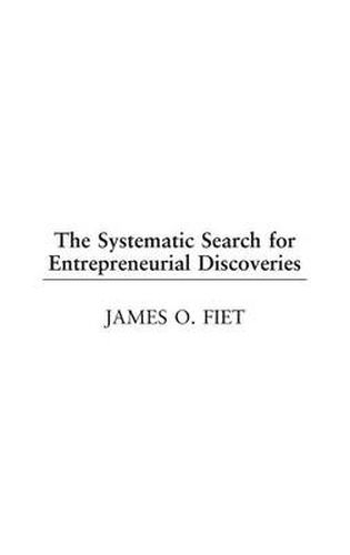 Cover image for The Systematic Search for Entrepreneurial Discoveries