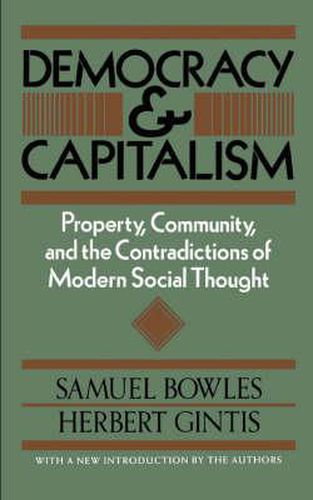 Cover image for Democracy and Capitalism