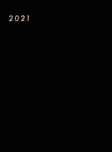 Cover image for Agenda 2021 un giorno per pagina: Agenda 2021 giornaliera A4 in italiano, copertina rigida, Agenda 12 mesi 2021, 1 gennaio al 31 dicembre 2021, nero