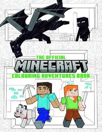 Cover image for The Official Minecraft Colouring Adventures Book