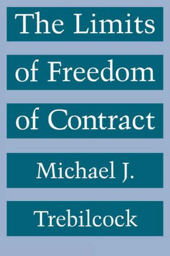Cover image for The Limits of Freedom of Contract