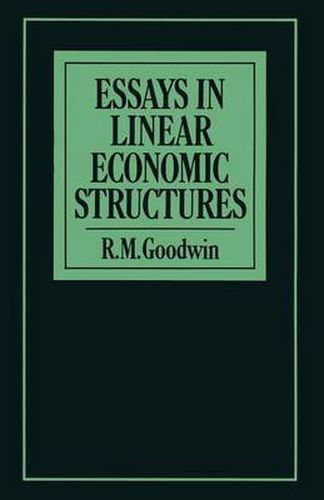 Cover image for Essays in Linear Economic Structures