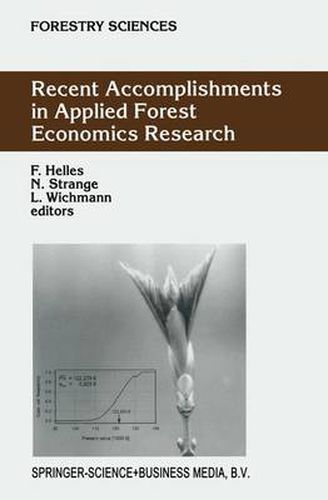 Cover image for Recent Accomplishments in Applied Forest Economics Research