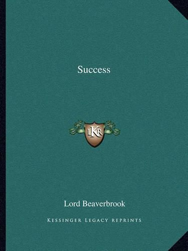 Cover image for Success