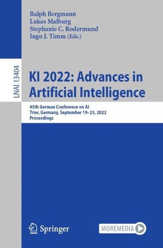 Cover image for KI 2022: Advances in Artificial Intelligence: 45th German Conference on AI, Trier, Germany, September 19-23, 2022, Proceedings