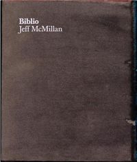Cover image for Jeff McMillan: Biblio