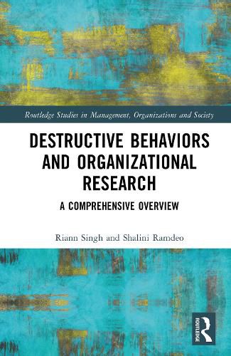 Cover image for Destructive Behaviors and Organizational Research