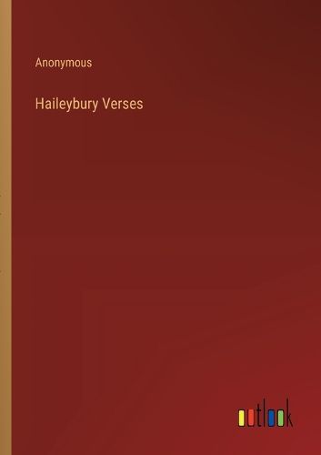 Haileybury Verses