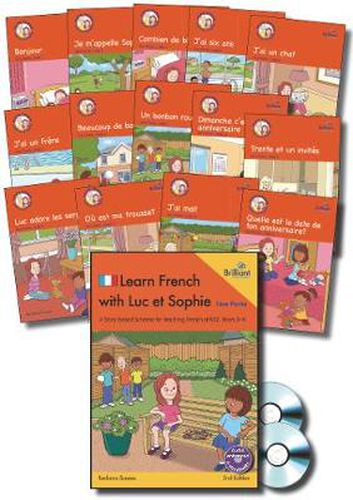 Cover image for Learn French with Luc et Sophie 1ere Partie (Part 1)  Starter Pack Years 3-4 (2nd edition): A story-based scheme for teaching French at KS2