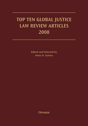 Cover image for Top Ten Global Justice Law Review Articles 2008