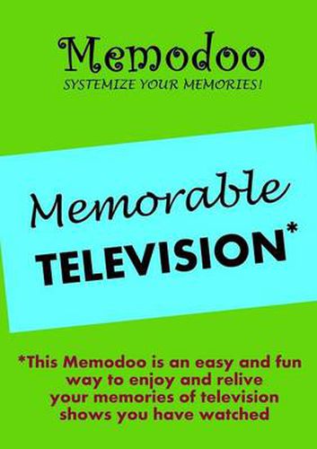 Cover image for Memodoo Memorable Television