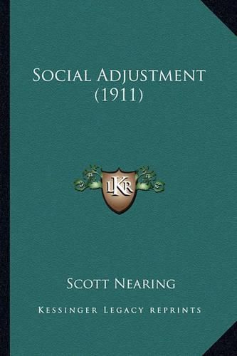 Cover image for Social Adjustment (1911)