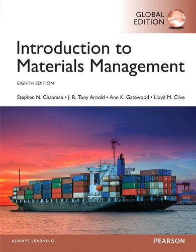 Cover image for Introduction to Materials Management, Global Edition