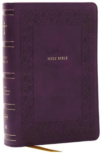 Cover image for NKJV, Compact Paragraph-Style Reference Bible, Leathersoft, Purple, Red Letter, Comfort Print: Holy Bible, New King James Version