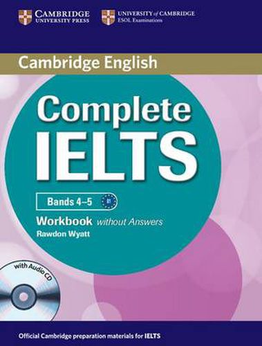 Cover image for Complete IELTS Bands 4-5 Workbook without Answers with Audio CD