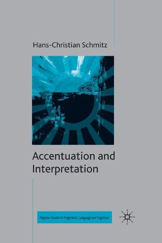 Cover image for Accentuation and Interpretation