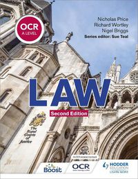 Cover image for OCR A Level Law Second Edition