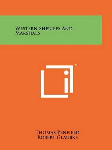 Cover image for Western Sheriffs and Marshals