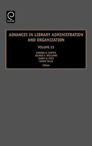 Cover image for Advances in Library Administration and Organization