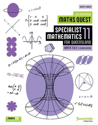 Jacaranda Maths Quest 11 Specialist Mathematics Units 1&2 for Queensland, 2e learnON & Print