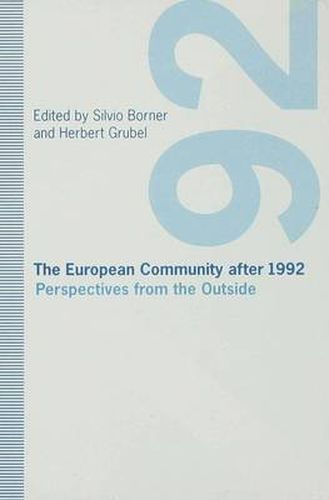 Cover image for The European Community after 1992: Perspectives from the Outside