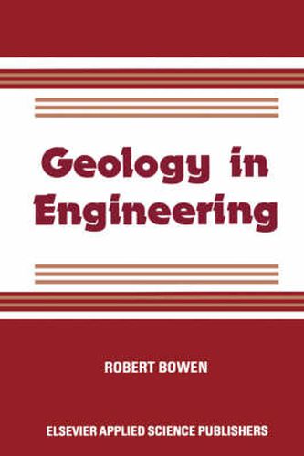 Cover image for Geology in Engineering
