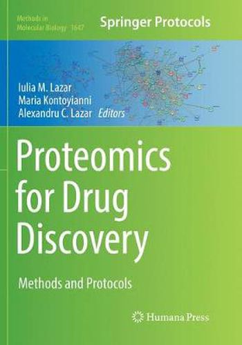 Cover image for Proteomics for Drug Discovery: Methods and Protocols