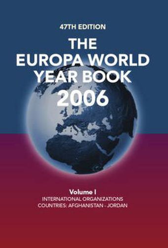 Cover image for The Europa World Year Book 2006 Vol 1