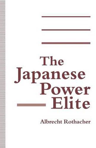 Cover image for The Japanese Power Elite
