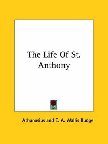 The Life of St. Anthony