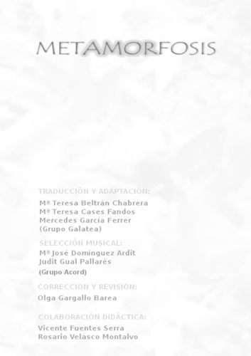 Cover image for Metamorfosis
