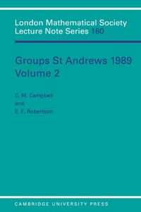 Cover image for Groups St Andrews 1989: Volume 2