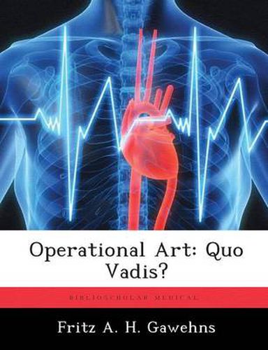 Cover image for Operational Art: Quo Vadis?