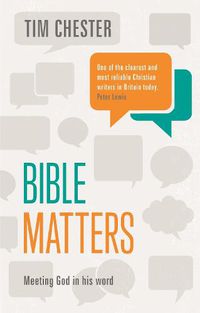 Cover image for Bible Matters: Meeting God In His Word