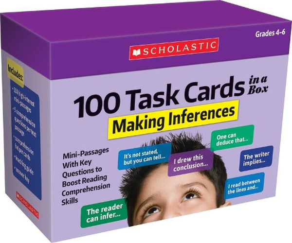 Cover image for 100 Task Cards in a Box: Making Inferences