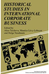 Cover image for Historical Studies in International Corporate Business