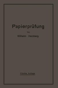 Cover image for Papierprufung: Eine Anleitung Zum Untersuchen Von Papier