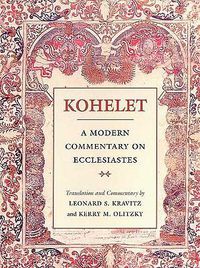 Cover image for Kohelet: A Modern Commentary on Ecclesiastes