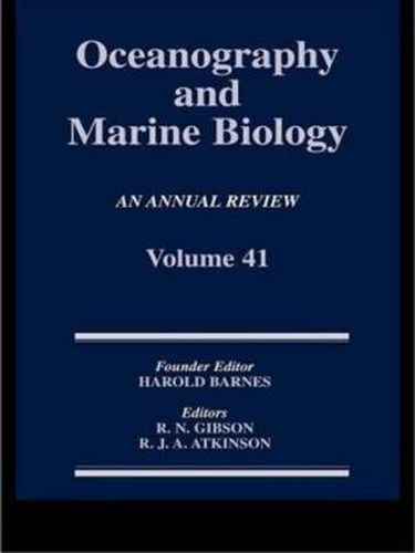 Cover image for Oceanography and Marine Biology, An Annual Review, Volume 41: An Annual Review: Volume 41