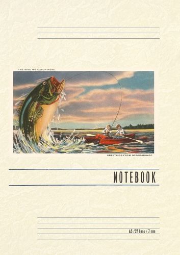 Cover image for Vintage Lined Notebook Greetings from Lake Oconomowoc