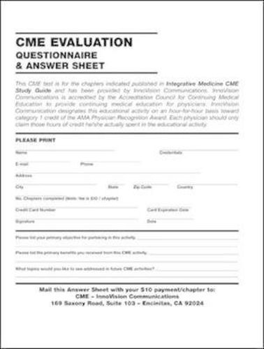 Cover image for Integrative  Medicine CME Study Guide