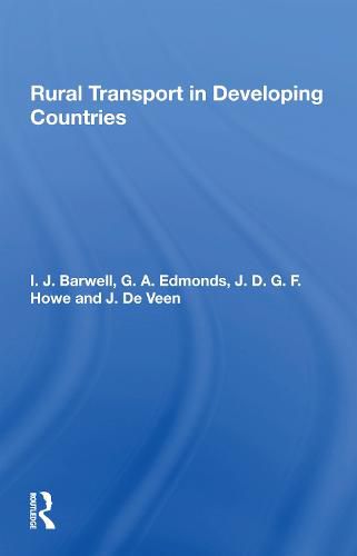 Cover image for Rural Transport in Developing Countries