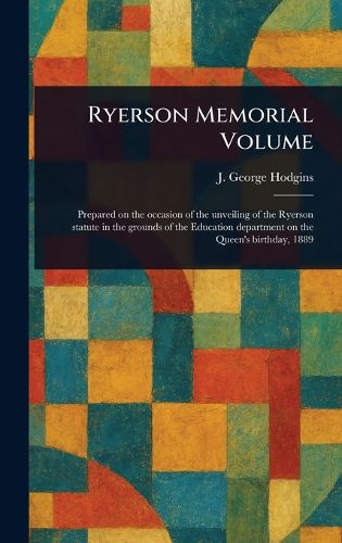 Cover image for Ryerson Memorial Volume