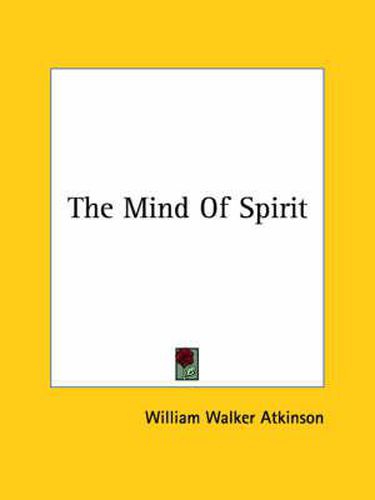 Cover image for The Mind of Spirit