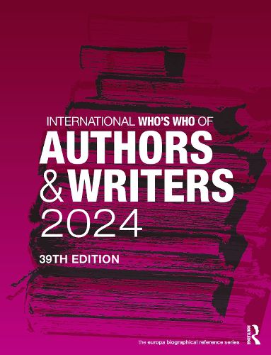 Cover image for International Who's Who of Authors and Writers 2024