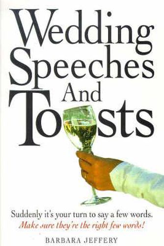 Cover image for Wedding Speeches and Toasts