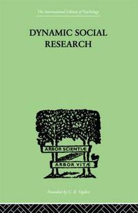 Cover image for Dynamic Social Research