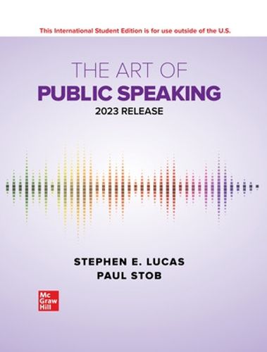 Cover image for ISE The Art of Public Speaking: 2023 Release