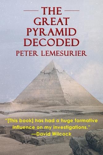 Cover image for The Great Pyramid Decoded by Peter Lemesurier (1996)