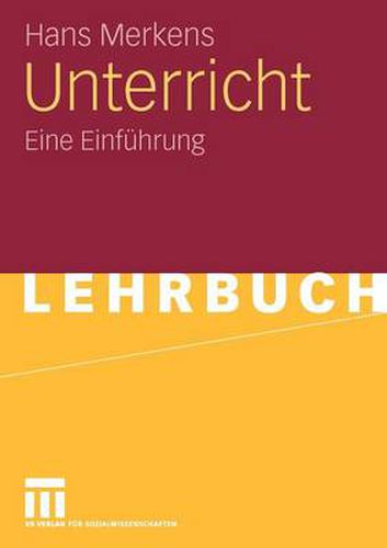 Cover image for Unterricht: Eine Einfuhrung